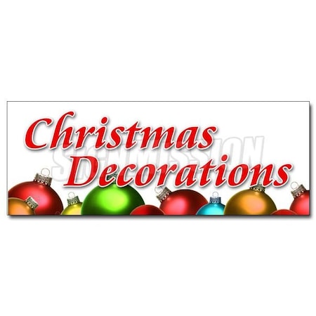 Signmission CHRISTMAS DECORATIONS DECAL sticker x-mas xmas trees decor wreaths D-36 Christmas Decorations